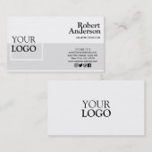 Klassieke Premium Pearl Standard Visitekaartje (Voorkant / Achterkant)