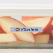 Klassieke primaire Crayon Blue Pset Name Labels (Aangebracht)