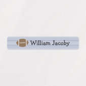 Klassieke primaire Crayon Blue Pset Name Labels (Design 2)