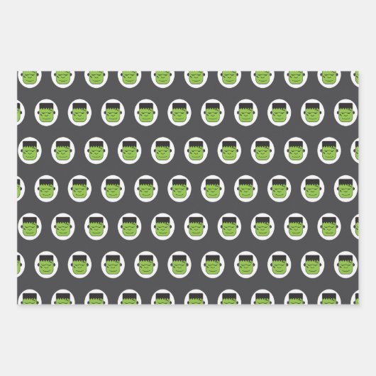 Klassieke printflap, aangepaste halloween inpakpapier vel (Voorkant 2)