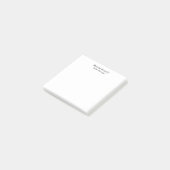 Klassieke professionele eigen naam informatie eenv post-it® notes (Schuin)