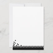 Klassieke professionele uitnodiging (Achterkant)