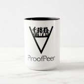 Klassieke ProofPeer-Mok Mok (Midden)