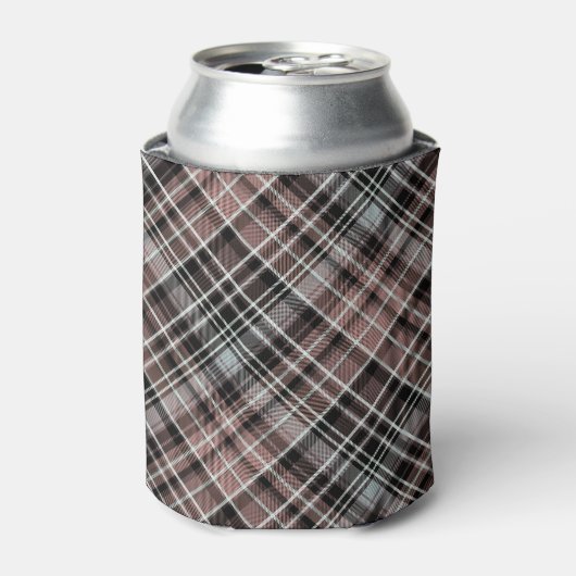 Klassieke Pset Tartan Blikjeskoeler (Blikje Voorkant)