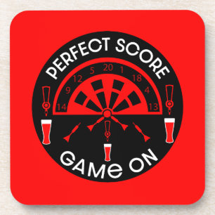 Klassieke pub darts bier onderzetter