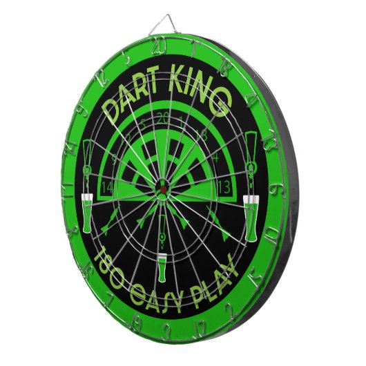 Klassieke pub darts dartbord (Voorkant Rechts)