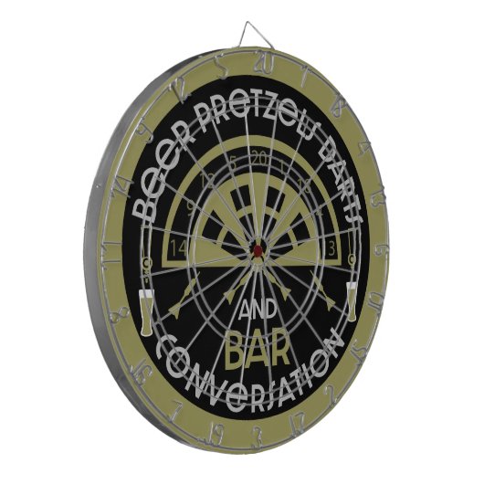 Klassieke pub darts dartbord (Voorkant Links)