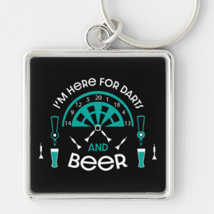 Klassieke pub darts sleutelhanger