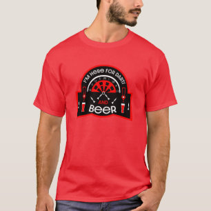 Klassieke pub darts t-shirt