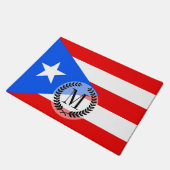 Klassieke Puerto Ricaanse vlag Deurmat (Schuin)