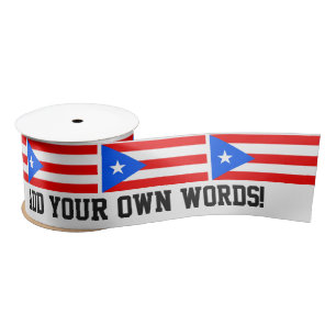 Klassieke Puerto Ricaanse vlag Lint