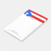 Klassieke Puerto Ricaanse vlag Post-it® Notes (Schuin)