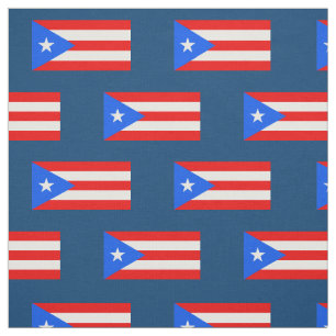 Klassieke Puerto Ricaanse vlag Stof