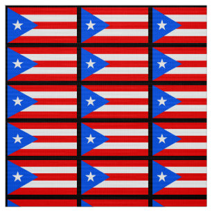 Klassieke Puerto Ricaanse vlag Stof