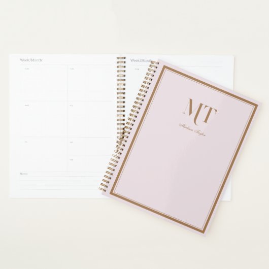 Klassieke rand, gepersonaliseerde planner (Display)