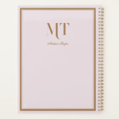 Klassieke rand, gepersonaliseerde planner (Achterkant)