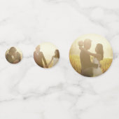 Klassieke rechthoek dubbel geluk Chinees huwelijk Confetti (Achterkanten)