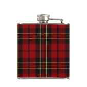 Klassieke Red Tartan Flask Heupfles (Achterkant)