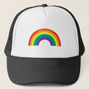Klassieke regenboog trucker pet