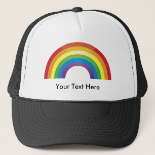 Klassieke regenboogPetten - Aangepast aangepast Trucker Pet
