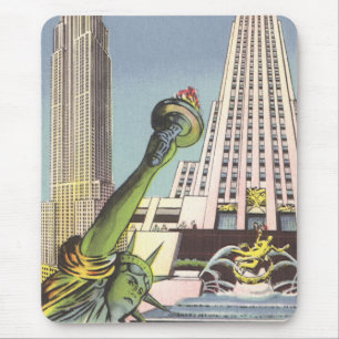 Klassieke Reis, Beroemde New Yorkse Landmarks Muismat