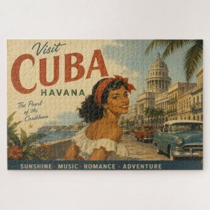 Klassieke reis Cuba - Groeten uit Havana Legpuzzel