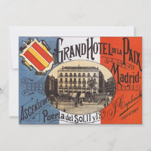 Klassieke reis, Grand Hotel Paix, Madrid, Spanje