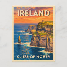 Klassieke Reis Kliffen van Moher Ierland Schildera