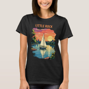 Klassieke Reis Little Rock Arkansas Rivier T-shirt