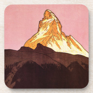 Klassieke reis, Matterhorn, Zwitserland Bier Onderzetter