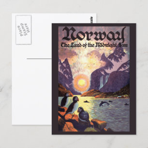 Klassieke Reis, Noorwegen Fjord Land van de Midder Briefkaart