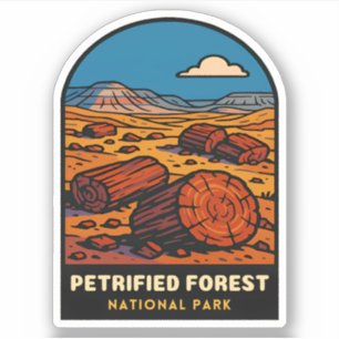 Klassieke Reis Petrified Forest National Park Sticker