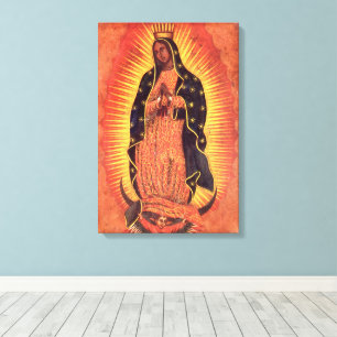 Klassieke Religie Maagd Maria Onze-Lieve-Vrouw van Canvas Afdruk