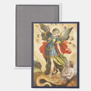 Klassieke religieuze afbeelding, Sint-Michiel over Magneet