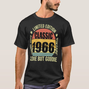 Klassieke Retro 1966 Vintage Oldie, maar Goodie 55 T-shirt