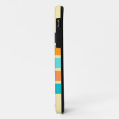 Klassieke Retro 70s  stijlstrepen Case-Mate iPhone Case (Achterkant/links)