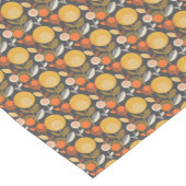 Klassieke Retro Floral Pattern Korte Tafelloper (Hoek)