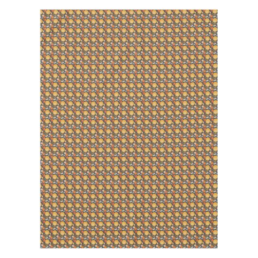 Klassieke Retro Floral Pattern Tafelkleed (Voorkant)