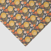 Klassieke Retro Floral Pattern Tissuepapier (Detail)