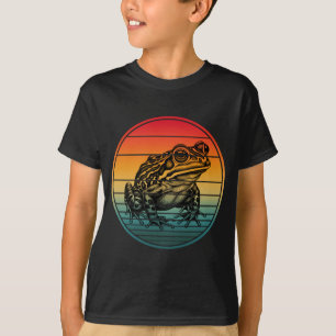 Klassieke Retro Kikker Amfibie Pad T-shirt