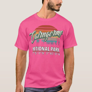 klassieke retro kleur Cairngorms National Pa T-shirt