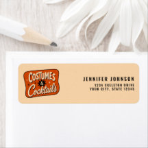 Klassieke Retro Kostuums & Cocktails Halloween Fee