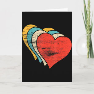 Klassieke Retro Kunst Valentijnsdag Harten Verslet Kaart