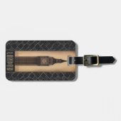 Klassieke  Retro London Big Ben Designer Bagagelabel (Voorkant horizontaal)