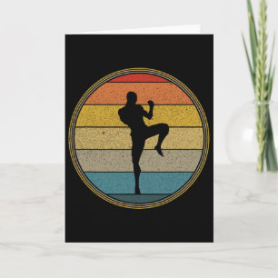 Klassieke Retro MMA Mixed Martial Arts Kickboksen  Kaart