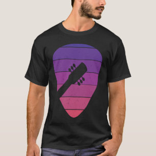 Klassieke Retro Rock & Roll Muziek en Gitaar Liefh T-shirt