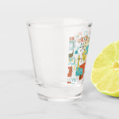 Klassieke retro shot glas (Links)