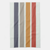 Klassieke Retro Stripes Shower Curtain Wash Cloth Theedoek (Verticaal)