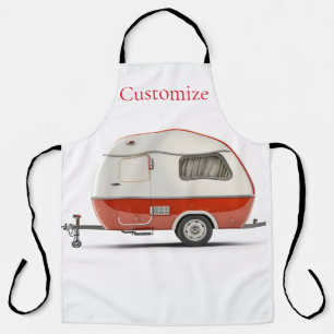 Klassieke Retro Teardrop Camper Thunder_Cove Schort