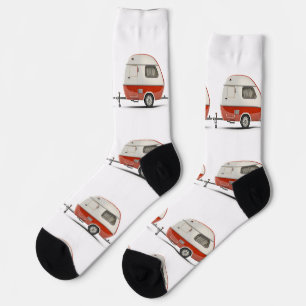 Klassieke Retro Traandrop Camper Thunder_Cove Sokken